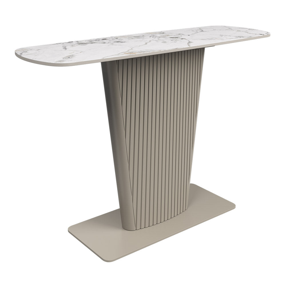 Castello White Ceramic Console Table