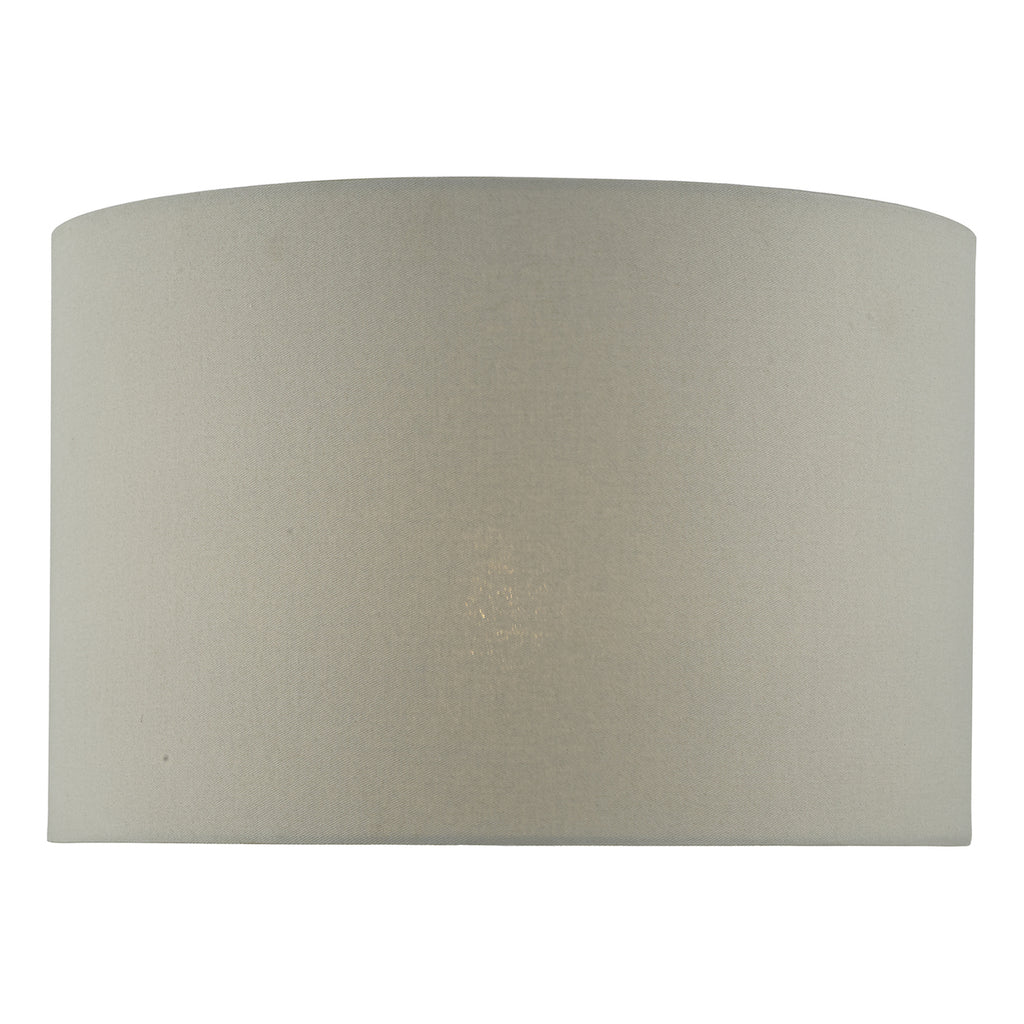 Cassandra Grey Cotton Drum Shade 40cm<br>Grey