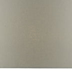 Cassandra Grey Cotton Drum Shade 40cm<br>Grey