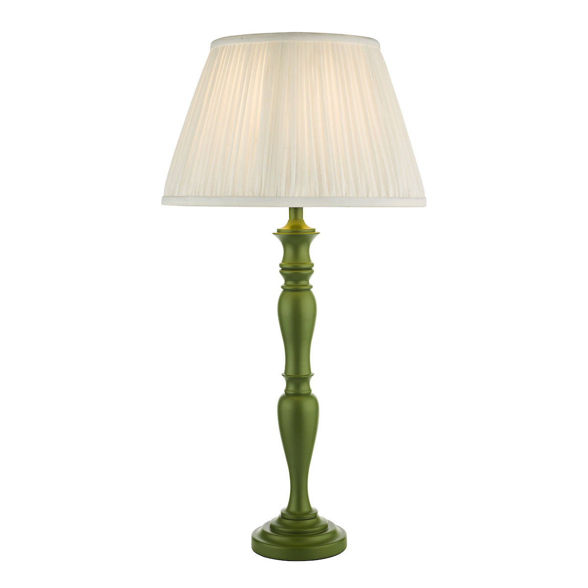 Caycee Table Lamp Green Base Only<br>Green