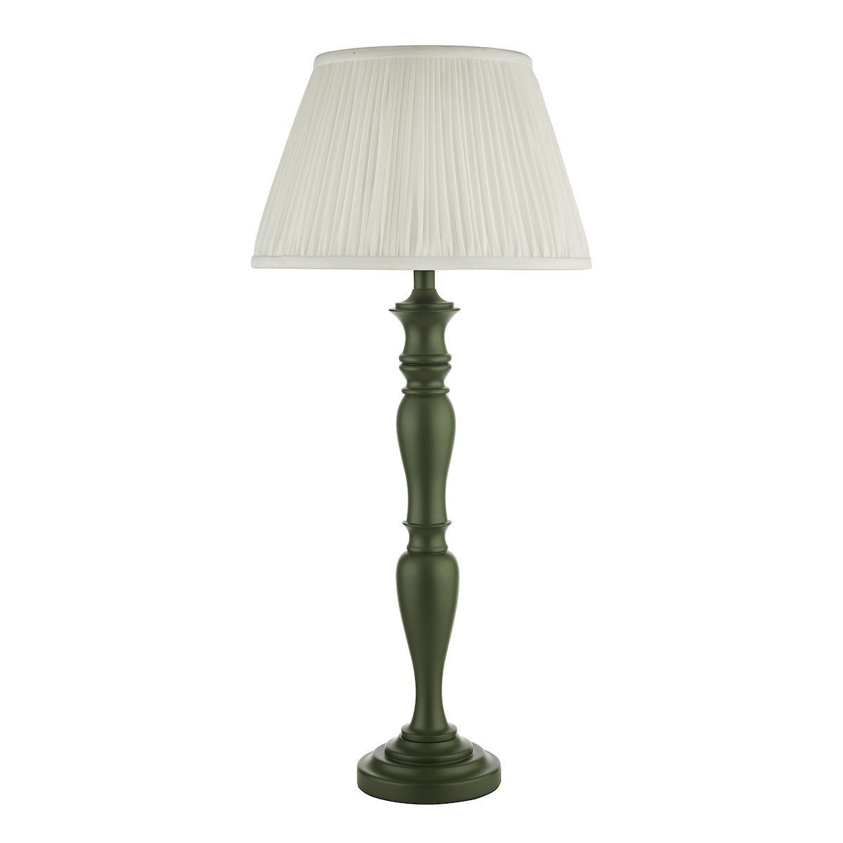 Caycee Table Lamp Green Base Only<br>Green