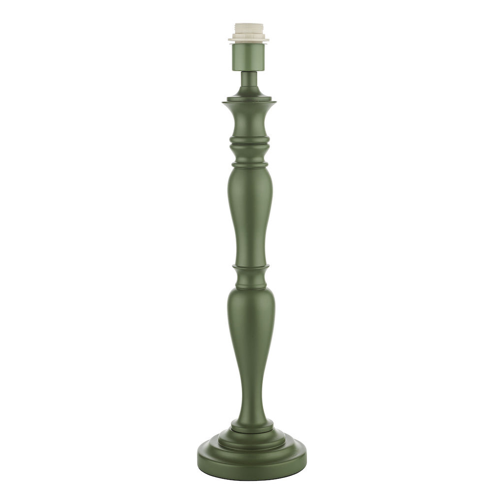 Caycee Table Lamp Green Base Only<br>Green