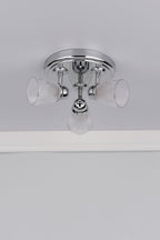 Cedric Bathroom 3 Light Spotlight Polished Chrome Glass IP44<br>Polished Chrome