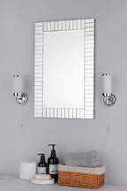 Century Bathroom Wall Light Polished Chrome Opal Glass IP44<br>Polished Chrome