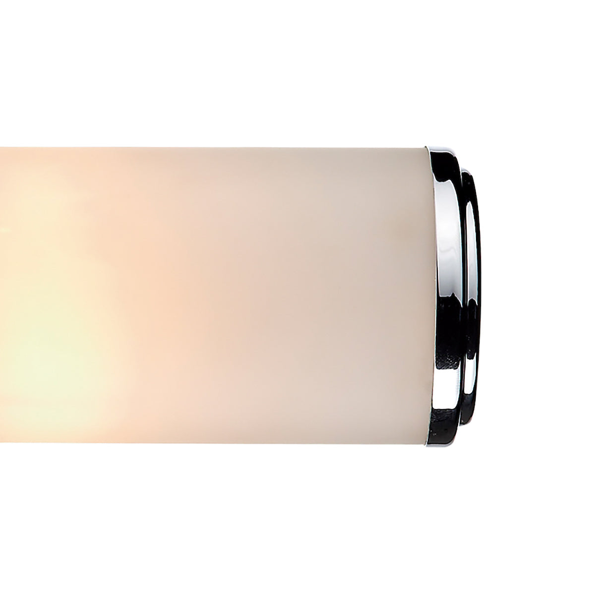 Century Bathroom 2 Light Wall Light Polished Chrome Opal Glass IP44<br>Polished Chrome
