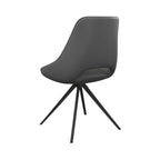 Cerutti Swivel Dining Chair Grey - Pair
