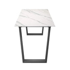 Cerutti Matte White Ceramic Dining Table - 140cm