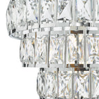 Cerys Single Pendant Polished Chrome Crystal<br>Polished Chrome