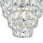 Cerys Single Pendant Polished Chrome Crystal<br>Polished Chrome