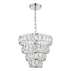 Cerys Single Pendant Polished Chrome Crystal<br>Polished Chrome