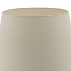 Cezanne Taupe Faux Silk Tapered Drum Shade 35cm<br>Taupe