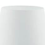 Cezanne White Faux Silk Tapered Drum Shade 35cm<br>White