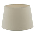 Cezanne Taupe Faux Silk Tapered Drum Shade 40cm<br>Taupe