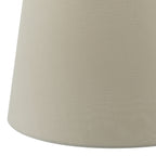 Cezanne Taupe Faux Silk Tapered Drum Shade 40cm<br>Taupe