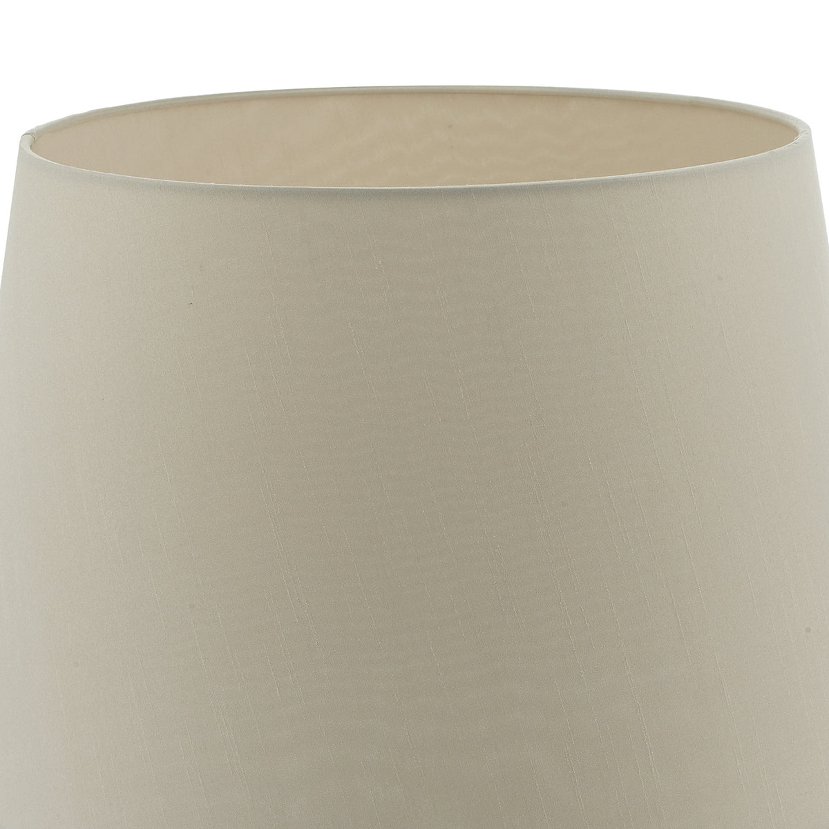 Cezanne Taupe Faux Silk Tapered Drum Shade 40cm<br>Taupe