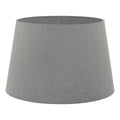 Cezanne Grey Faux Silk Tapered Drum Shade 40cm<br>Grey