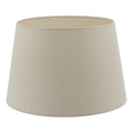 Cezanne Taupe Faux Silk Tapered Drum Shade 45cm<br>Taupe