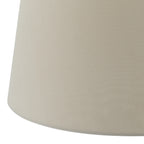 Cezanne Taupe Faux Silk Tapered Drum Shade 45cm<br>Taupe