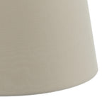 Cezanne Taupe Faux Silk Tapered Drum Shade 45cm<br>Taupe