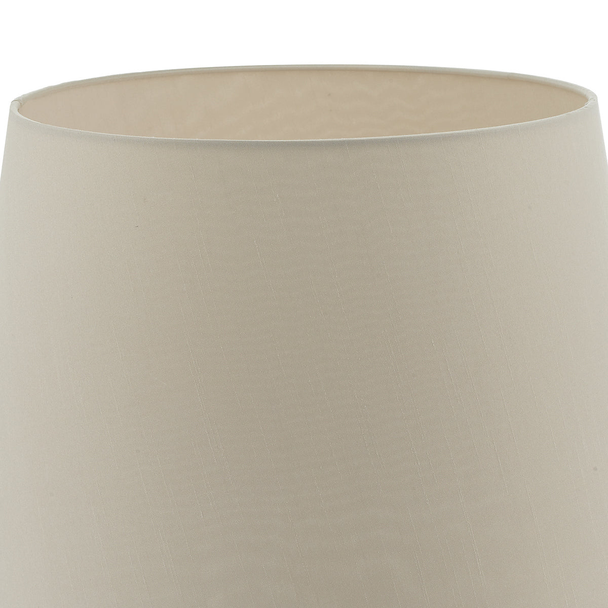Cezanne Taupe Faux Silk Tapered Drum Shade 45cm<br>Taupe