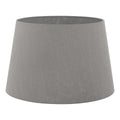 Cezanne Grey Faux Silk Tapered Drum Shade 45cm<br>Grey