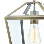 Churchill 1 Light Pendant Antique Brass<br>Antique Brass