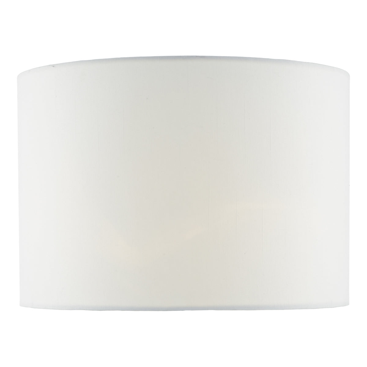 Ciara White Linen Drum Shade 33cm<br>White