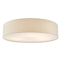 Cierro 6 Light Flush Taupe With Diffuser 80cm<br>Taupe