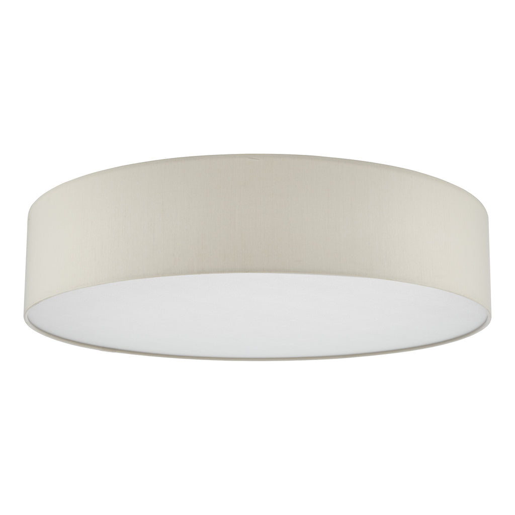 Cierro 6 Light Flush Taupe With Diffuser 80cm<br>Taupe