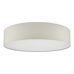 Cierro 6 Light Flush Taupe With Diffuser 80cm<br>Taupe