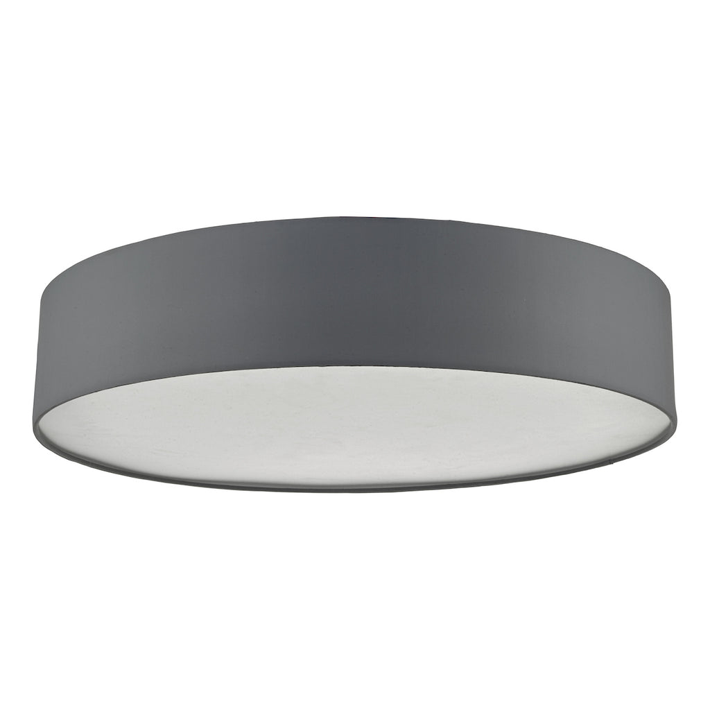 Cierro 6 Light Flush Grey 80cm<br>Grey