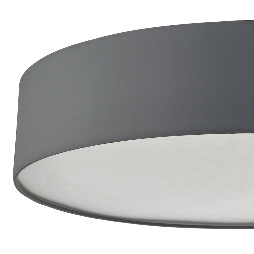 Cierro 6 Light Flush Grey 80cm<br>Grey
