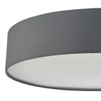 Cierro 6 Light Flush Grey 80cm<br>Grey