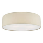 Cierro 4 Light Flush Taupe With Diffuser 60cm<br>Taupe