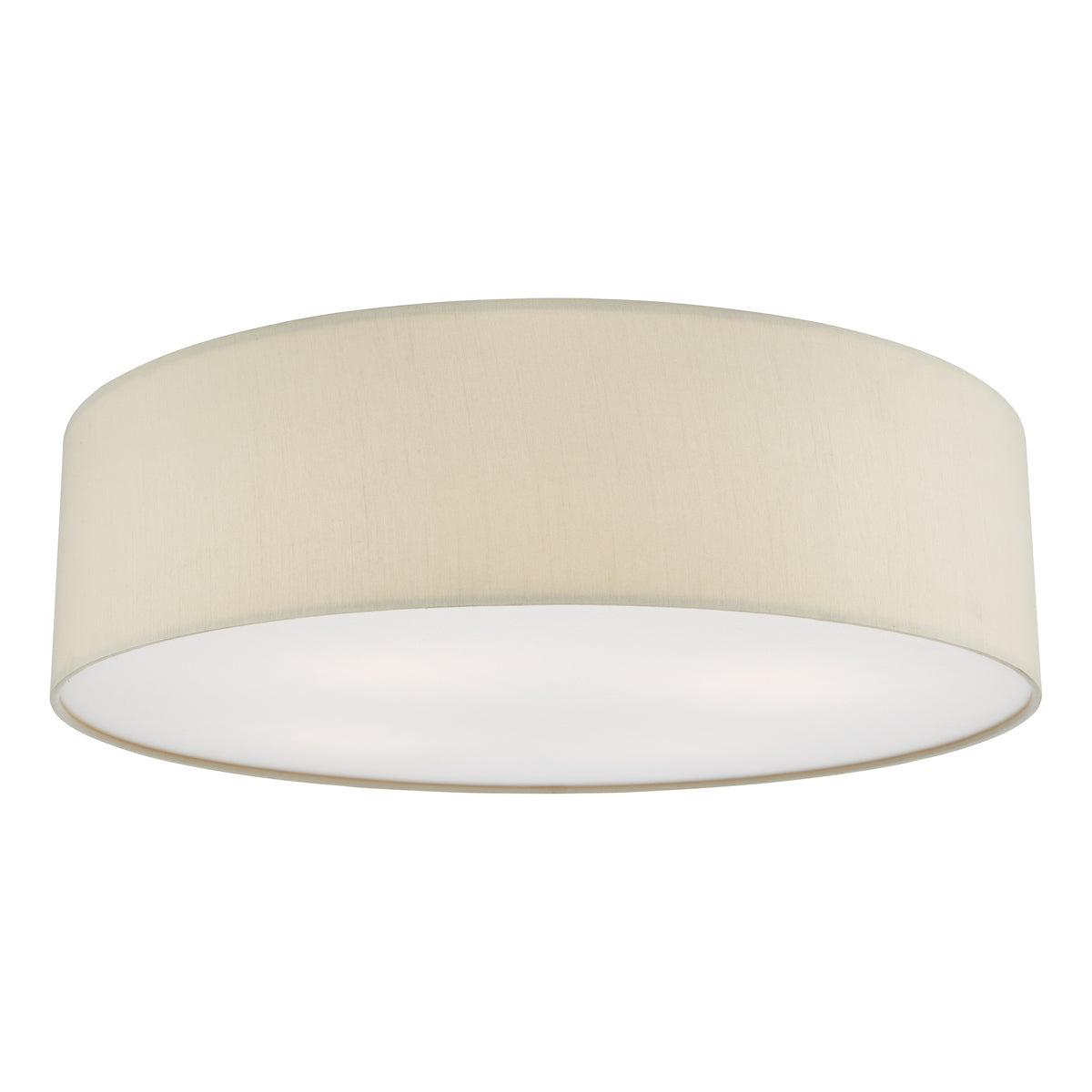Cierro 4 Light Flush Taupe With Diffuser 60cm<br>Taupe