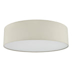 Cierro 4 Light Flush Taupe With Diffuser 60cm<br>Taupe