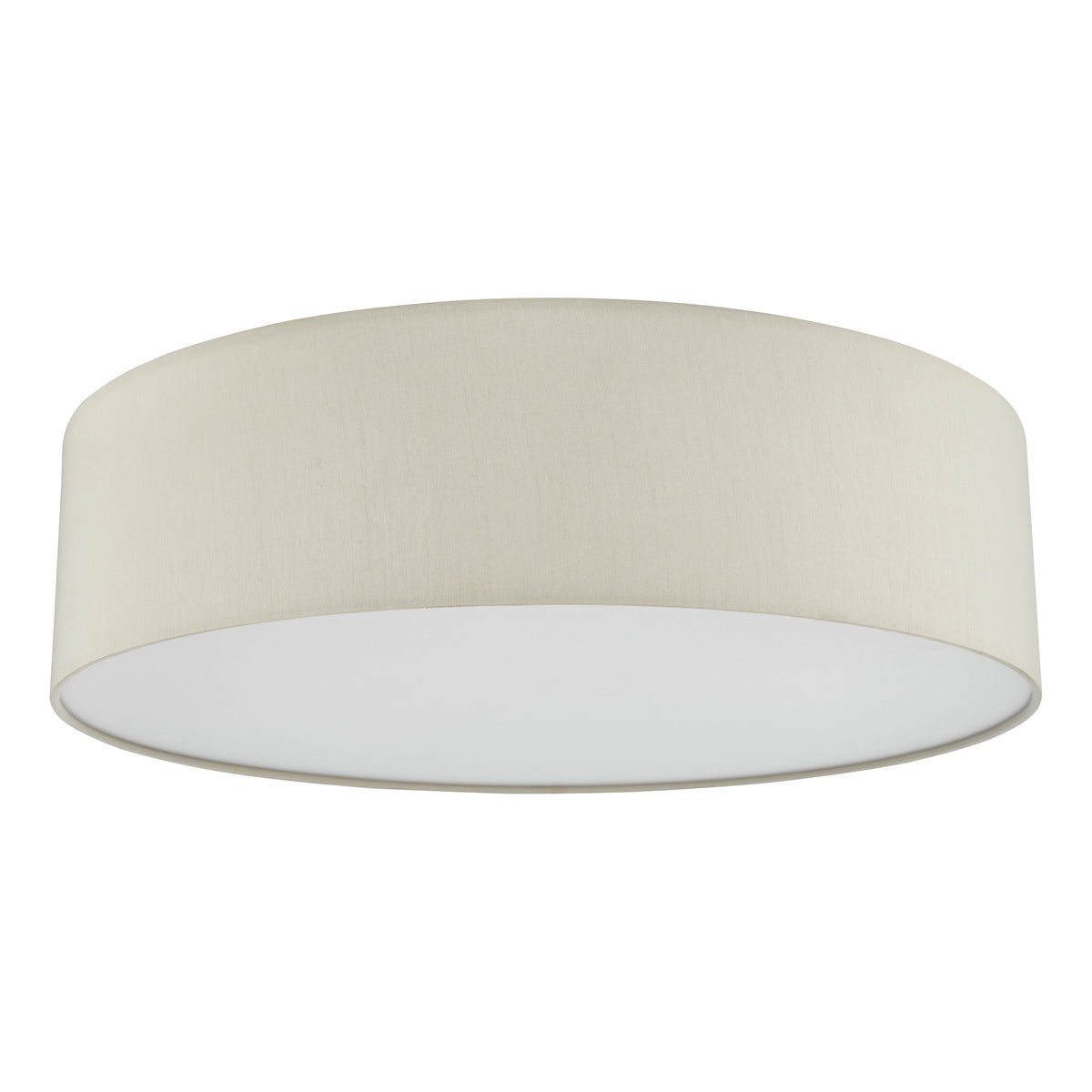 Cierro 4 Light Flush Taupe With Diffuser 60cm<br>Taupe