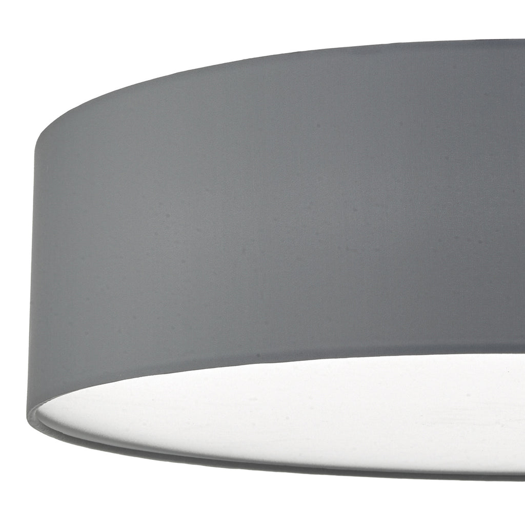 Cierro 4 Light Flush Grey 60cm<br>Grey