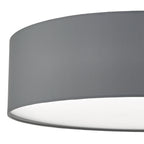 Cierro 4 Light Flush Grey 60cm<br>Grey