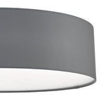 Cierro 4 Light Flush Grey 60cm<br>Grey