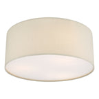 Cierro 3 Light Flush Taupe With Diffuser 40cm<br>Taupe