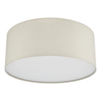 Cierro 3 Light Flush Taupe With Diffuser 40cm<br>Taupe