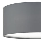Cierro 3 Light Flush Grey 40cm<br>Grey