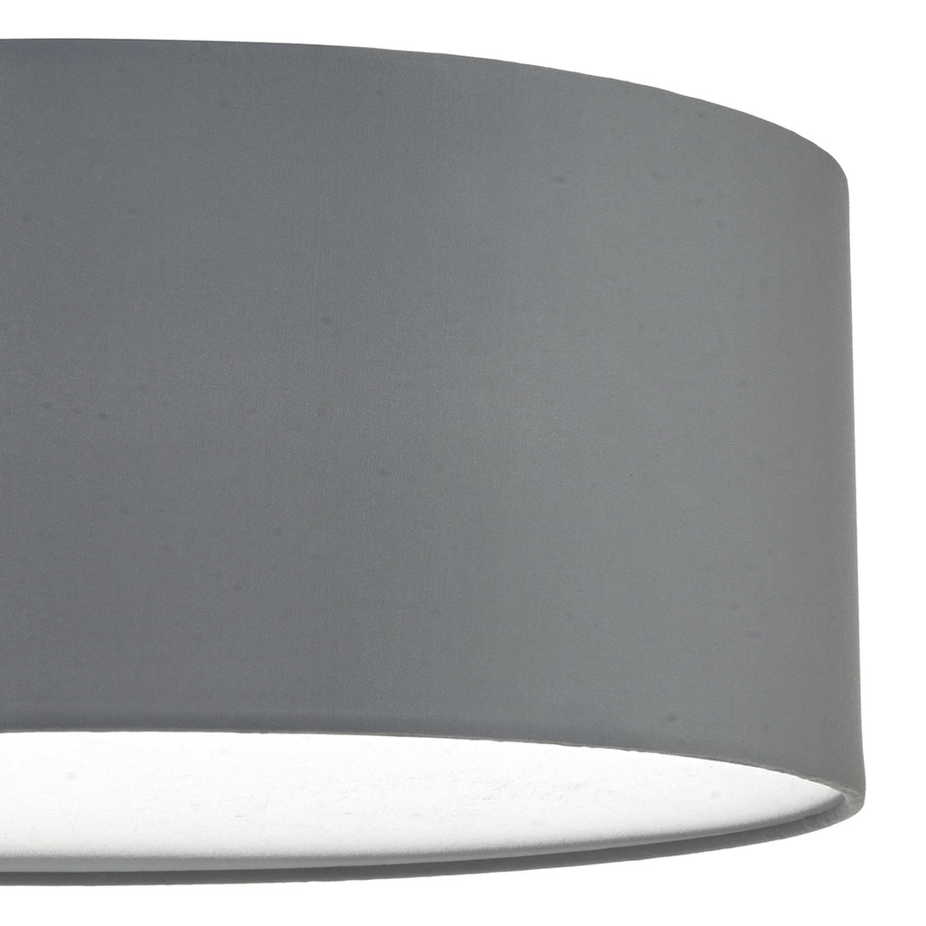 Cierro 3 Light Flush Grey 40cm<br>Grey