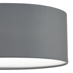 Cierro 3 Light Flush Grey 40cm<br>Grey