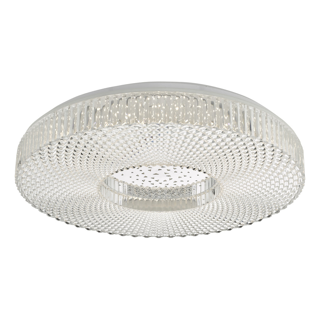 Cimona Flush Acrylic Large LED<br>Clear