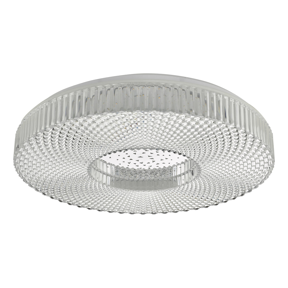 Cimona Flush Acrylic Large LED<br>Clear