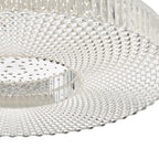 Cimona Flush Acrylic Large LED<br>Clear