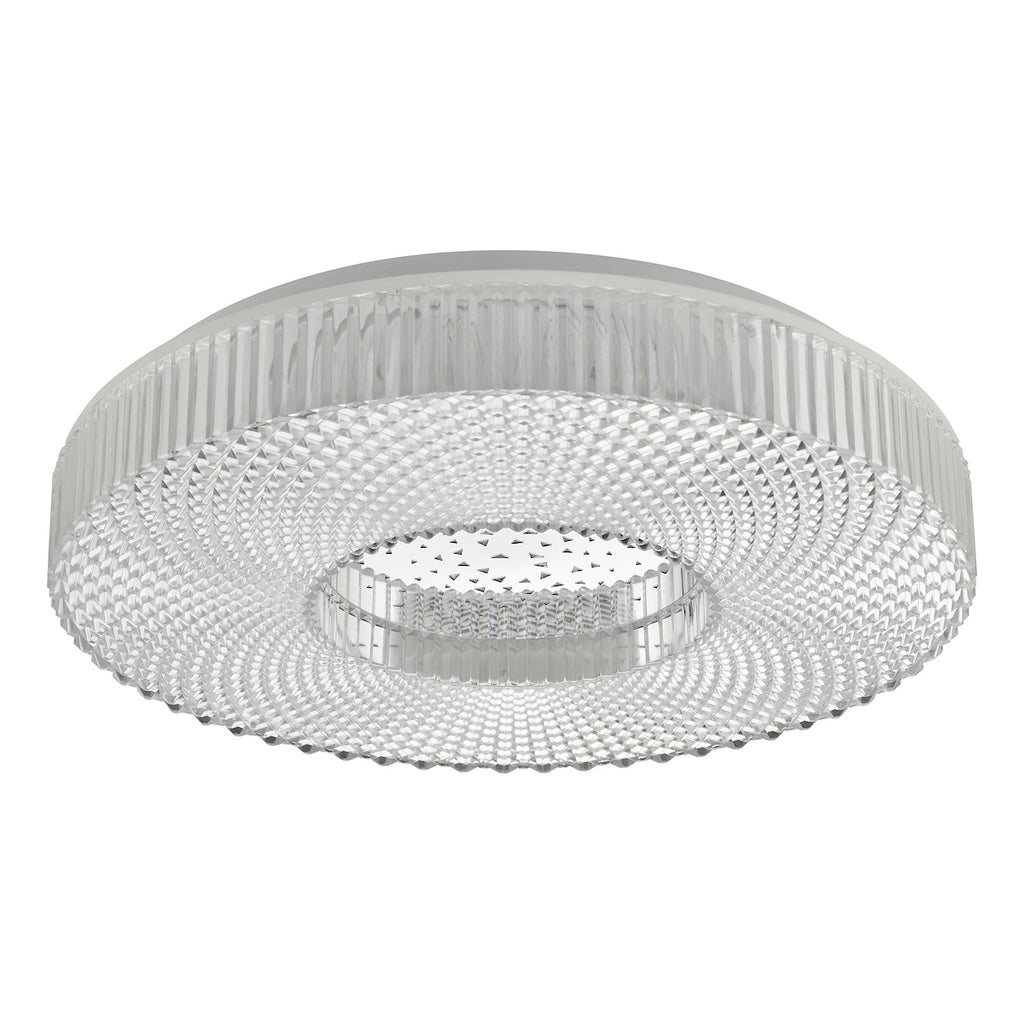 Cimona Flush Acrylic Medium LED<br>Clear