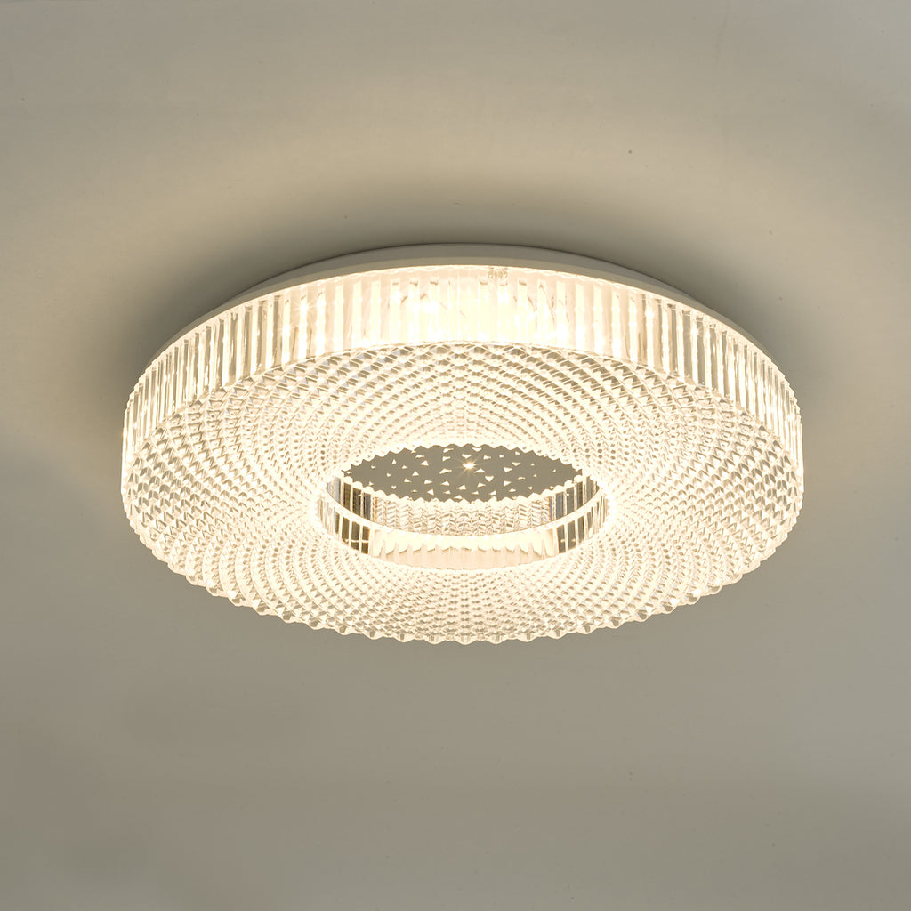 Cimona Flush Acrylic Medium LED<br>Clear